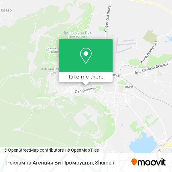 Рекламна Агенция Би Промоушън map