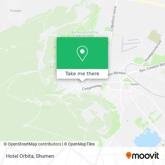 Карта Hotel Orbita