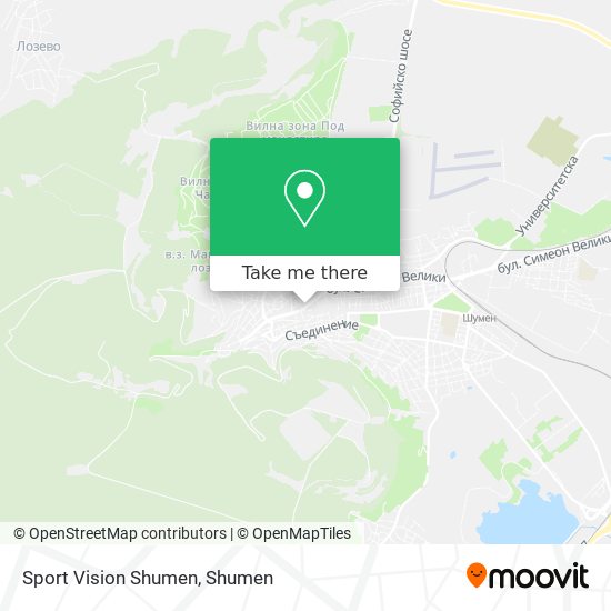 Sport Vision Shumen map