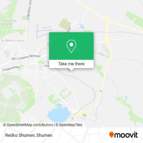 Карта Redko Shumen