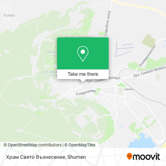 Храм Свето Възнесение map