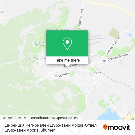 Дирекция Регионален Държавен Архив-Отдел Държавен Архив map