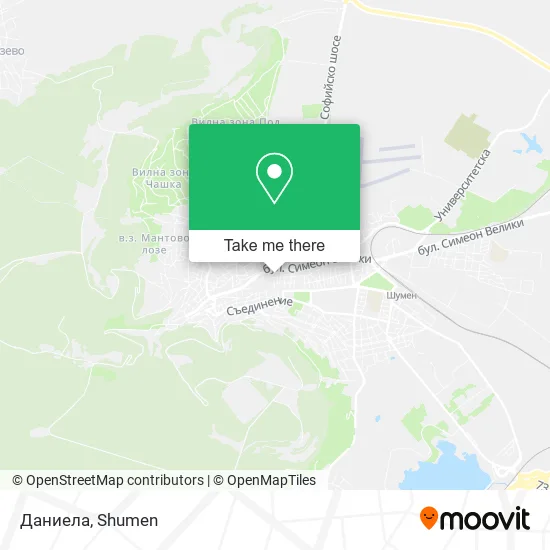 Карта Даниела