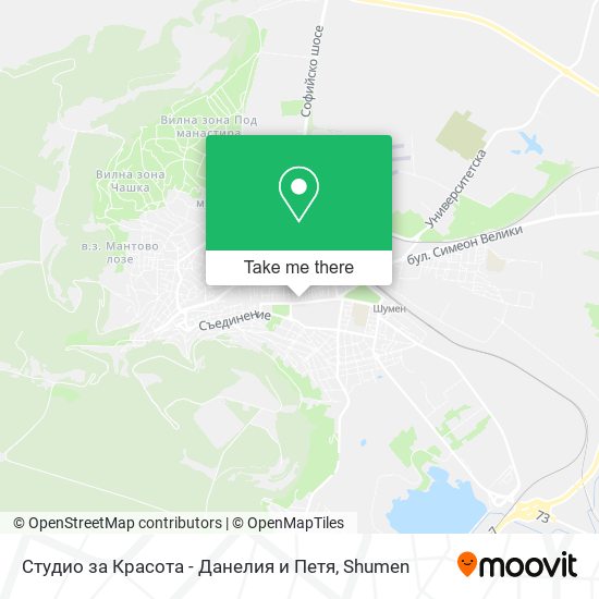 Студио за Красота - Данелия и Петя map