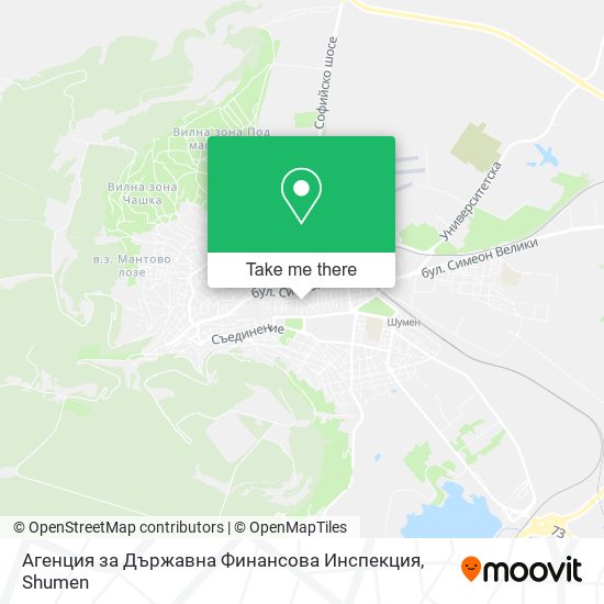 Агенция за Държавна Финансова Инспекция map