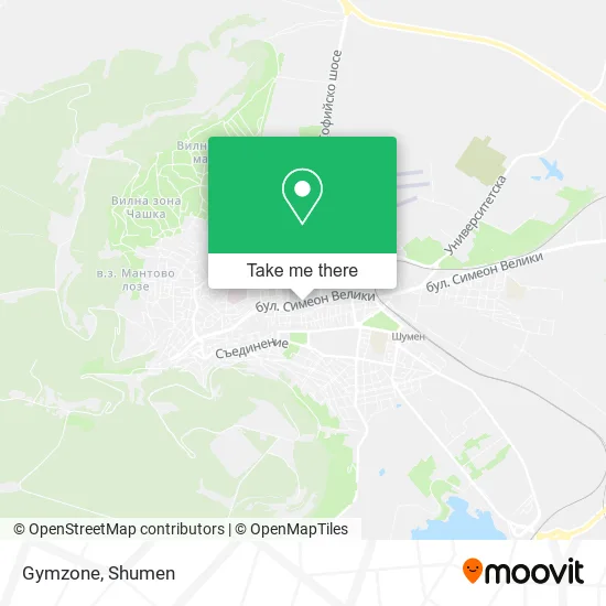 Карта Gymzone