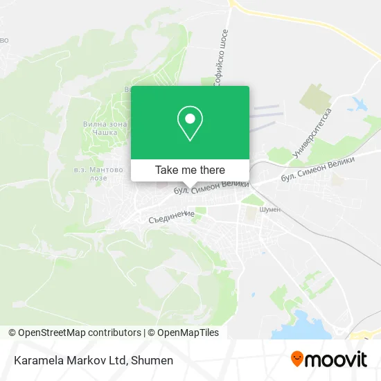 Карта Karamela Markov Ltd