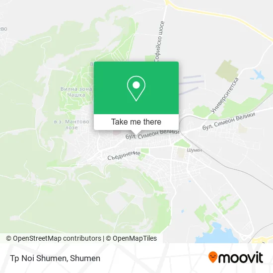 Карта Tp Noi Shumen