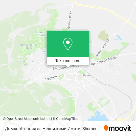 Карта Домко-Агенция за Недвижими Имоти