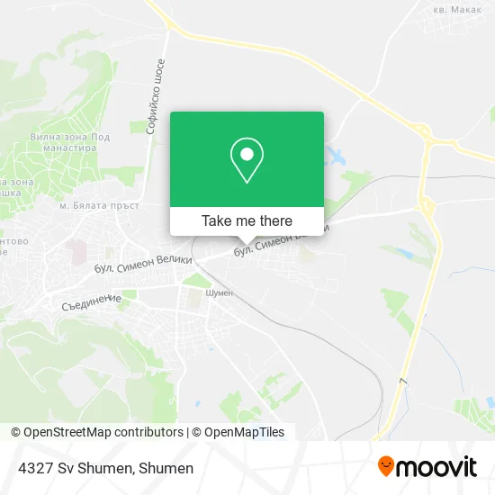 Карта 4327 Sv Shumen