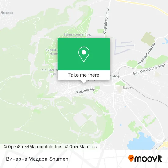 Карта Винарна Мадара