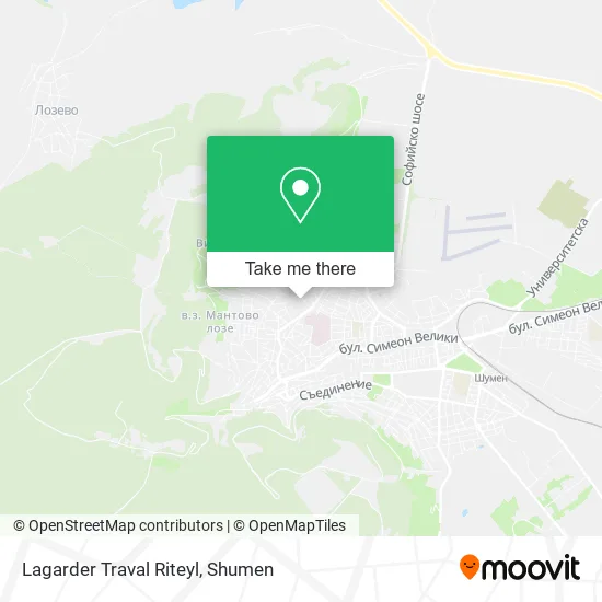 Карта Lagarder Traval Riteyl