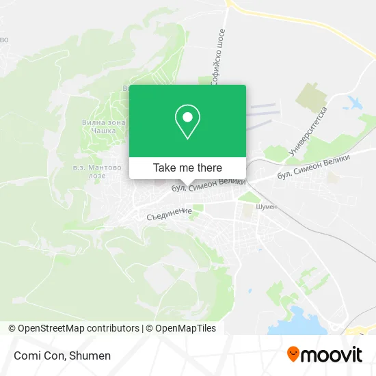 Карта Comi Con