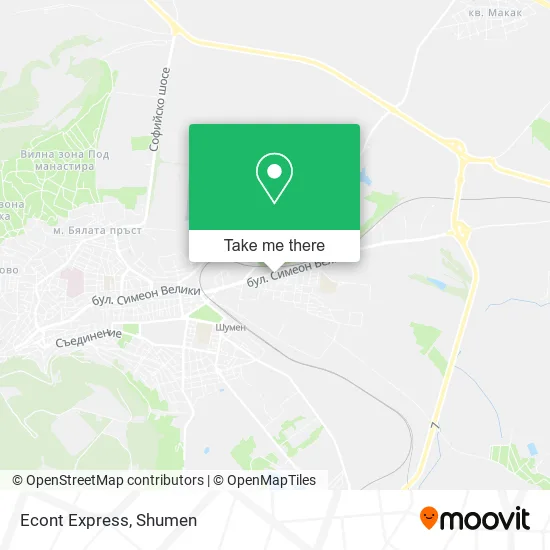 Карта Econt Express