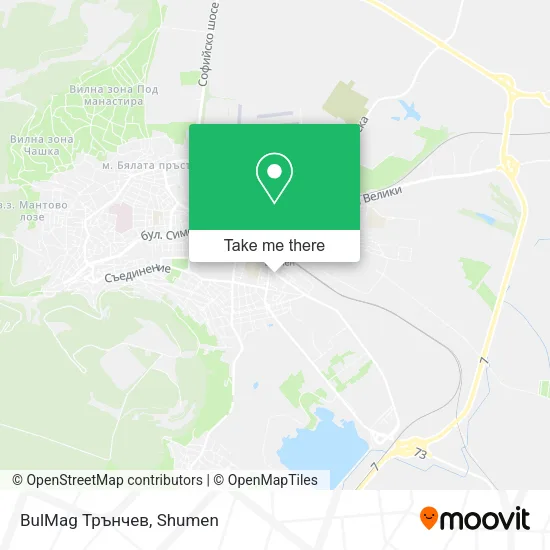 Карта BulMag Трънчев