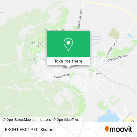 ЕКОНТ ЕКСПРЕС map