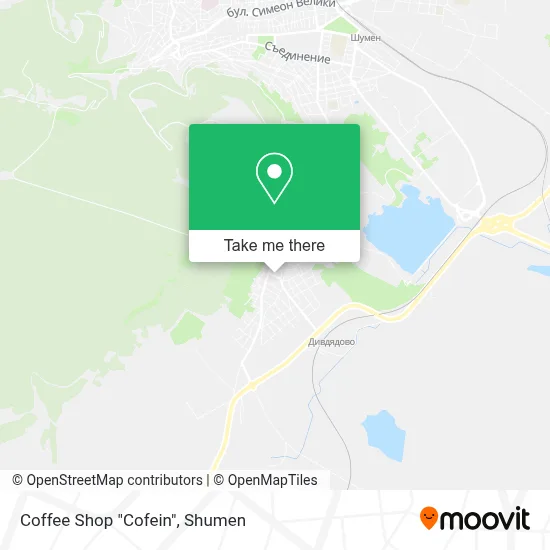 Coffee Shop "Cofein" map