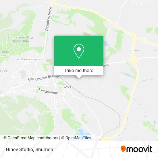 Hinev Studio map