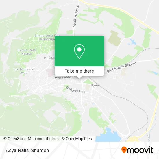 Asya Nails map