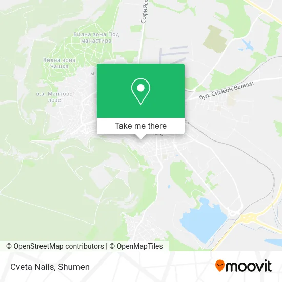 Cveta Nails map