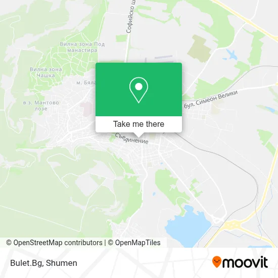 Bulet.Bg map