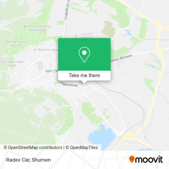 Radev Car map