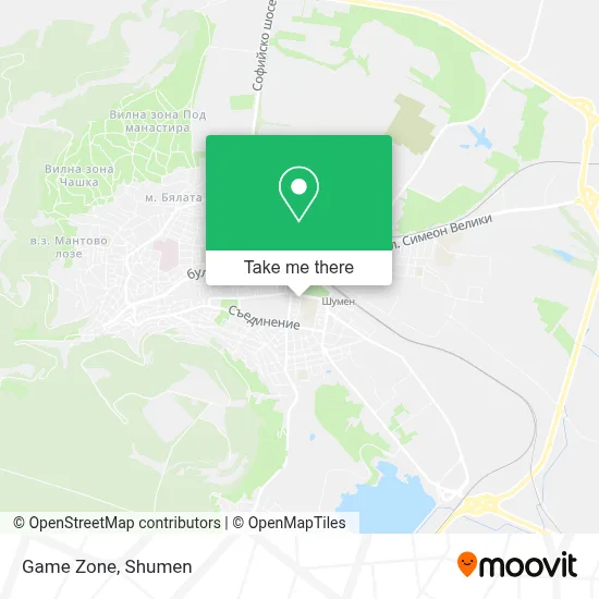 Game Zone map