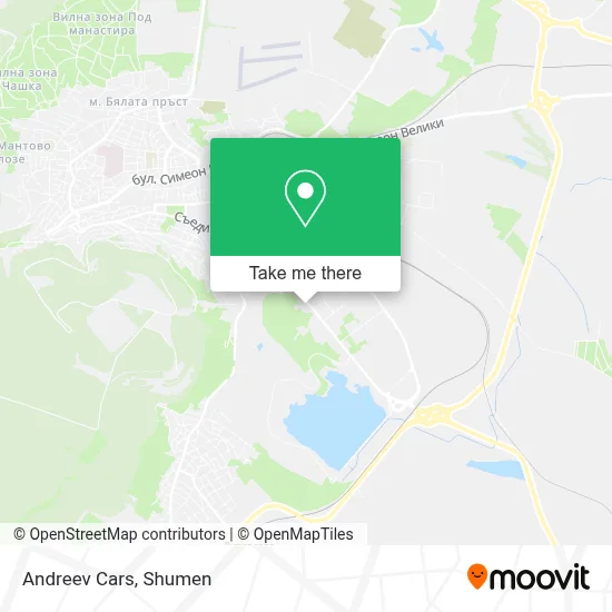 Andreev Cars map