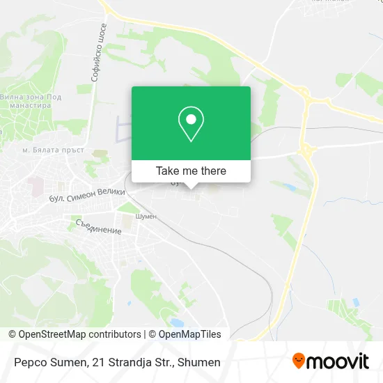 Pepco Sumen, 21 Strandja Str. map