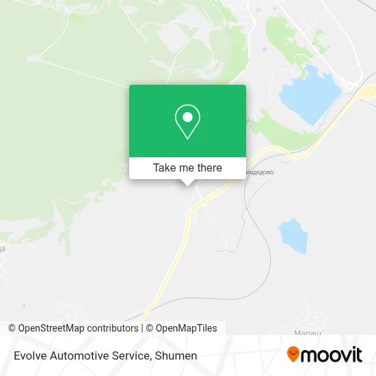 Evolve Automotive Service map