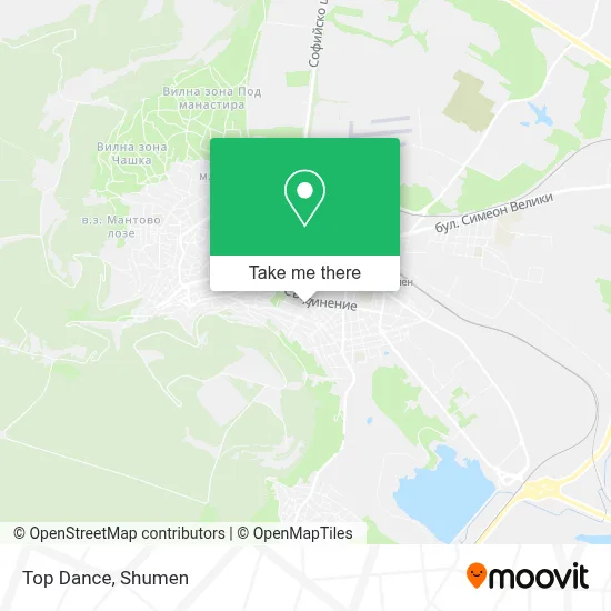 Top Dance map