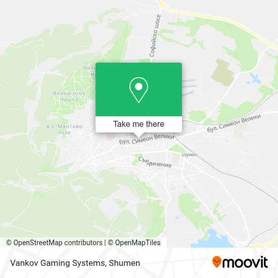 Vankov Gaming Systems map