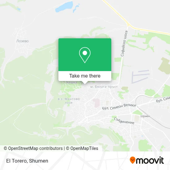 El Torero map