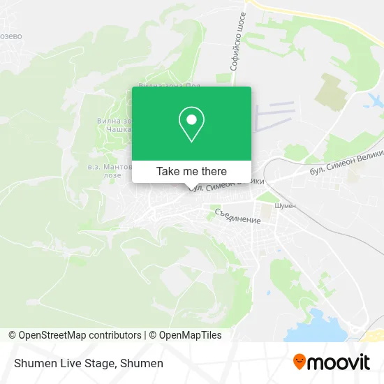 Shumen Live Stage map