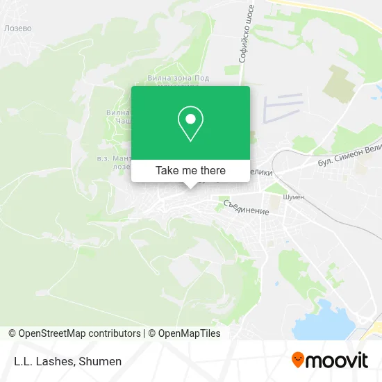 L.L. Lashes map