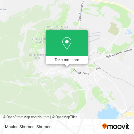 Mpulse Shumen map