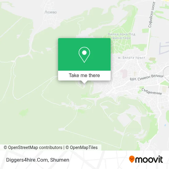 Diggers4hire.Com map