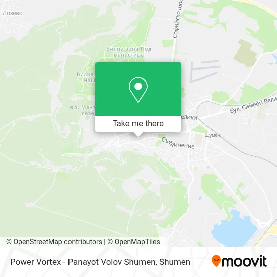 Power Vortex - Panayot Volov Shumen map
