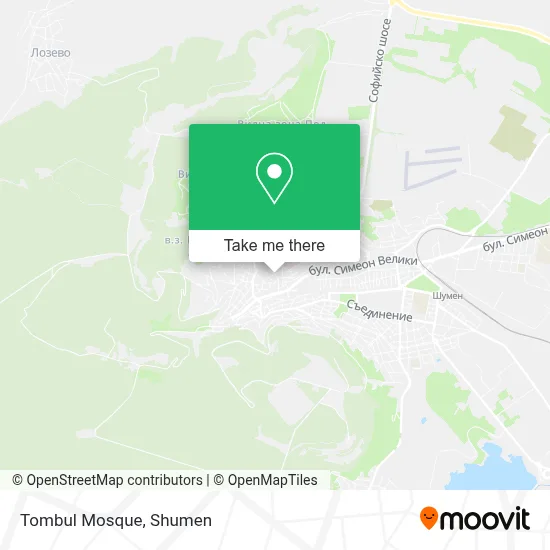 Tombul Mosque map