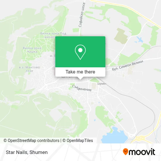 Star Nails map