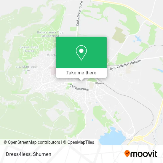 Dress4less map