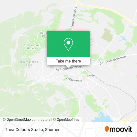 Thea Colours Studio map
