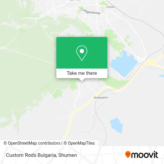 Custom Rods Bulgaria map