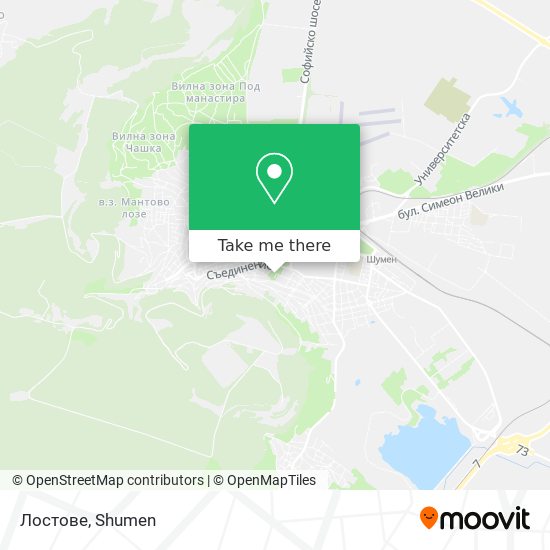 Карта Лостове