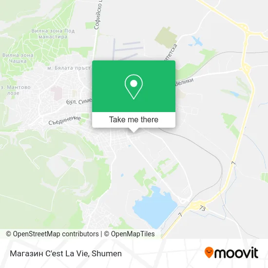 Карта Магазин C'est La Vie