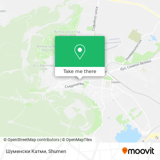 Карта Шуменски Катми