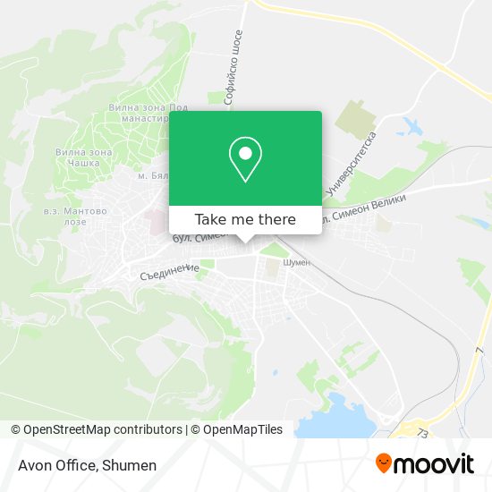 Avon Office map