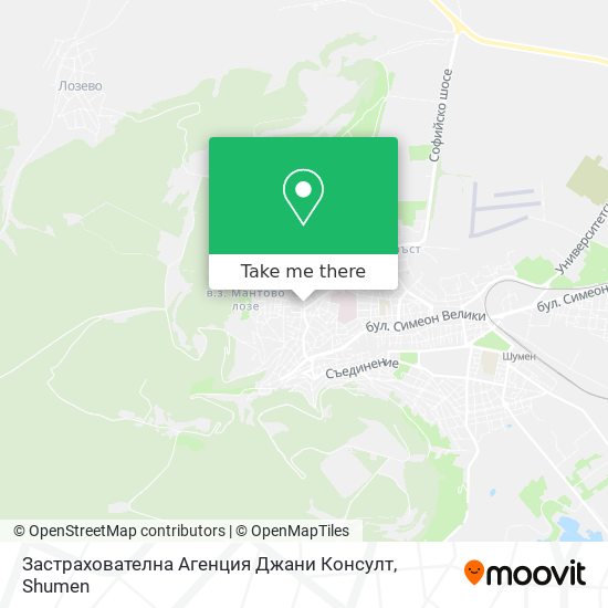 Застрахователна Агенция Джани Консулт map