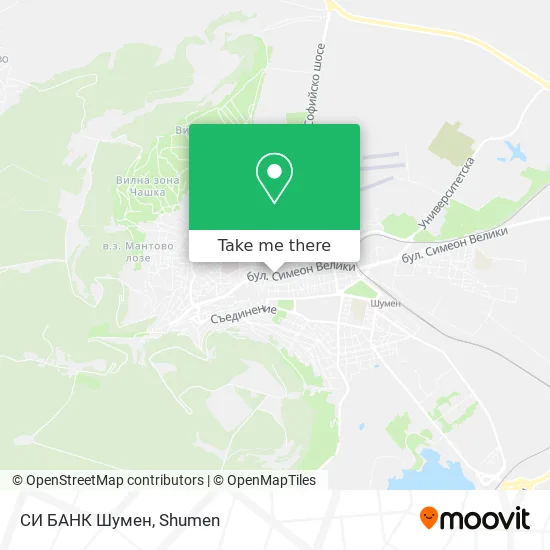 Карта СИ БАНК Шумен