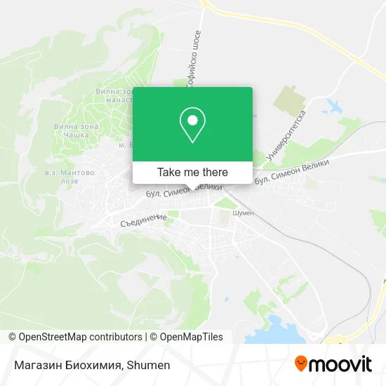 Карта Магазин Биохимия